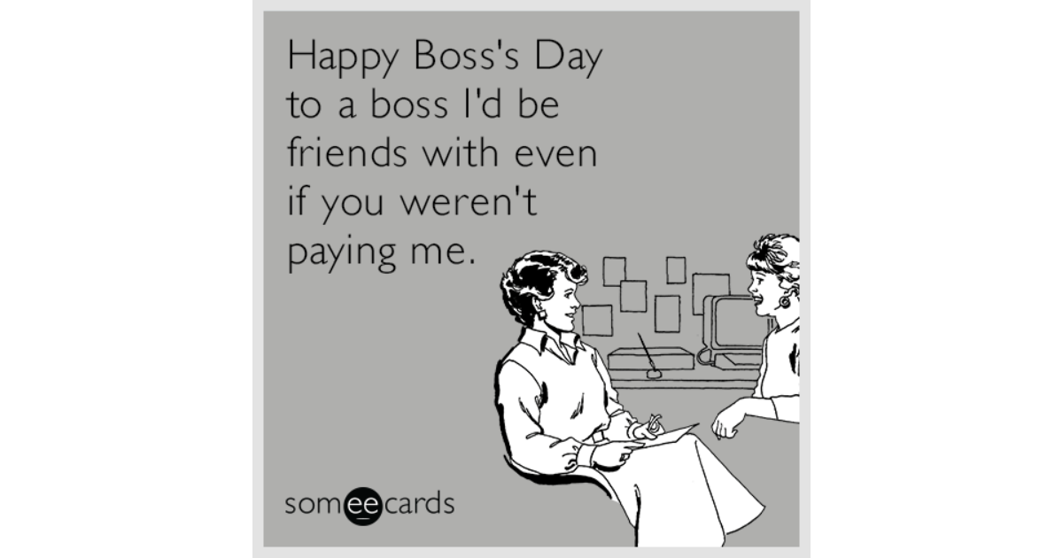 Can you really be "friends" with your boss?