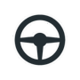 Steering wheel icon (automotive)